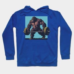 gorilla at gym Hoodie